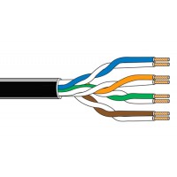 Belden 1592A DataTwist CAT-5e Patch Cable - Black 1000 Foot Roll