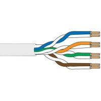 Belden 1592A-1000WE Data Twist CAT-5e Patch Cable - White - 1000 Foot Reeled Box