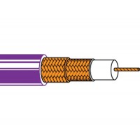 Belden 1694F CM Rated RG6/U Digital Coaxial Cable 1000Ft Violet