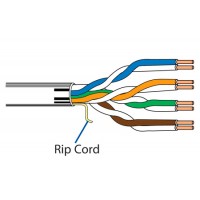 Belden 1700A CAT5Eplus Horizontal 4 Pair UTP LS-PVC Data Cable Blue 1000ft