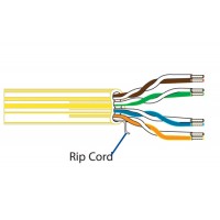 Belden 1872A CAT6e Mediatwist Cable 1000 ft Yellow