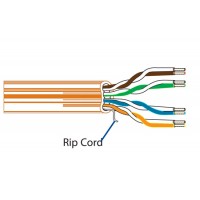 Belden 1874A Plenum MediaTwist Enhanced Category 6 Cable 1000Ft Orange