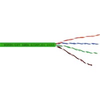 Belden 2412 23 AWG Enhanced Catagory 6 Nonbonded-Pair Cable (1000 ft) Green