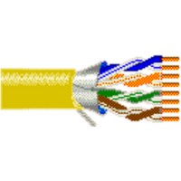 Belden 2413F 4/23 Enhanced Category 6 Nonbonded-Pair ScTP Cable-Yellow-1000 Foot