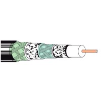 Belden 3092A Solid RG-6U Type 18 AWG ControlNet Quad Shielded Coaxial Cable