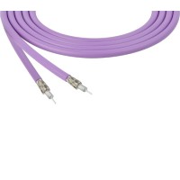 Belden 4855R 12G-SDI 75 Ohm 4K UHD Mini Coax Video Cable - Violet - 1000 Feet