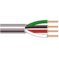 Belden 8444 Non-Paired - Four-Conductor 22 AWG Control Cable Chrome-500 Foot