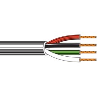 Belden 8489 Non-Paired - Four-Conductor 18 AWG Control Cable - Chrome 1000 Foot