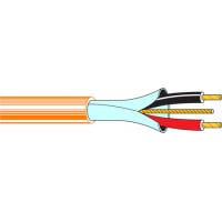 Belden 9451P 1 Pair Flamarrest 22AWG Audio Cable 1000ft pull box Orange