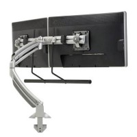 Chief K1D22HS Kontour K1D Dynamic Desk Clamp Mount Dual Monitor Array-Silver