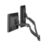 Chief K1W22HB Kontour K1W Dynamic Wall Mount Dual Monitor Array- Black