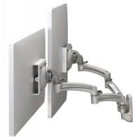 Chief K2W220S Kontour K2W Wall Mount Swing Arms Dual Monitors - Silver