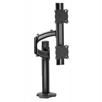 Chief K4G120B Kontour K4 1x2 Vertical Grommet Mounted Array - Black