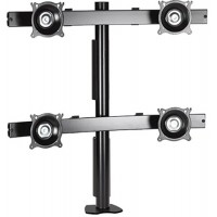 Chief KTC440B Quad Monitor Desk Clamp Mount - Black