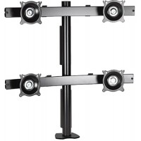 Chief KTC440S Quad Monitor Desk Clamp Mount - Silver