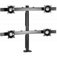 Chief KTC445B Widescreen Quad Monitor Desk Clamp Mount - Black