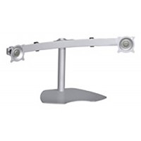 Chief KTP225S Widescreen Dual Monitor Horizontal Table Stand - Silver