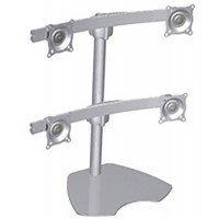 Chief KTP440S Quad Monitor Table Stand - Silver