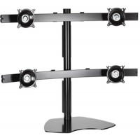 Chief KTP445B Widescreen Quad Monitor Table Stand - Black