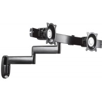 Chief KWD220B Dual Arm Wall Mount - Dual Monitor - Black