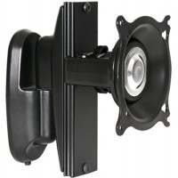 Chief KWP130B Pivot/Tilt Wall Mount with Height Adjustment Single Monitor Black