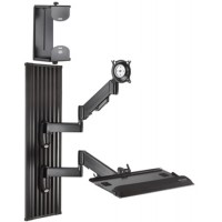 Chief KWT110B All-in-One Monitor Workstation Wall Mount - Black