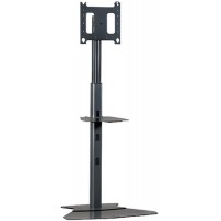 Chief MF16000B Medium Flat Panel Floor Stand without Interface - Black