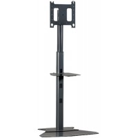 Chief MF16000S Medium Flat Panel Floor Stand without Interface - Silver