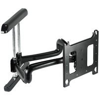 Chief PDR2000B Flat Panel Dual Swing Arm Wall Mount (42-71 Inch Displays) Black