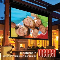 Draper 200539 Nocturne/Series C/ 11 Ft./ NTSC/ Matt White XT1000E