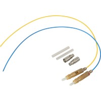 Camplex Lemo F2 SMPTE 3K.93C Pre-polished Fusion Kit-Yellow Blue Fiber Pair 6In