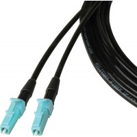 Camplex TAC1 Simplex OM3 Multimode LC Fiber Optic Tactical Cable 10 Foot