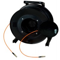 Camplex TAC1 Simplex 1-Channel OM1 Multimode LC Fiber Optic Tactical Cable Reel