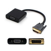 AddOn 5PK 8in DVI to VGA M/F Adapter  