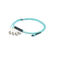 AddOn 3m OM3 Aqua Duplex Fanout Cable  