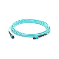 AddOn 25m OM3 Aqua Duplex Patch Cable  