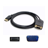 AddOn 5PK 3.0ft DP to VGA M/M Adapter  