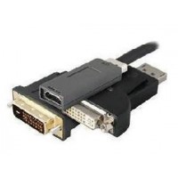 AddOn 5PK 8in MDP to DVI M/F Adapter  