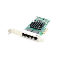 AddOn 1Gbs Quad RJ-45 PCIe x4 NIC f/HP  