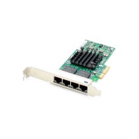 AddOn 1Gbs Quad RJ-45 PCIe x4 NIC f/HP  