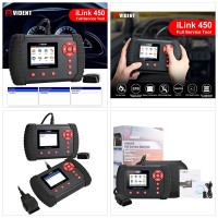 Mrcartool ILink450 OBDII Oil Service Light Reset Code Reader EPB ABS SAS Airbag 